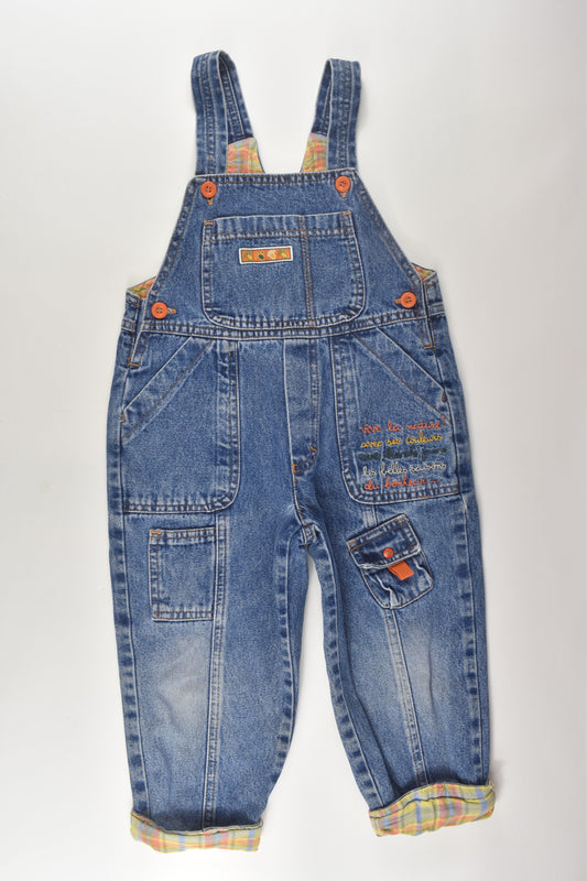 Brand Unknown Size 3 French Vintage Denim Overalls