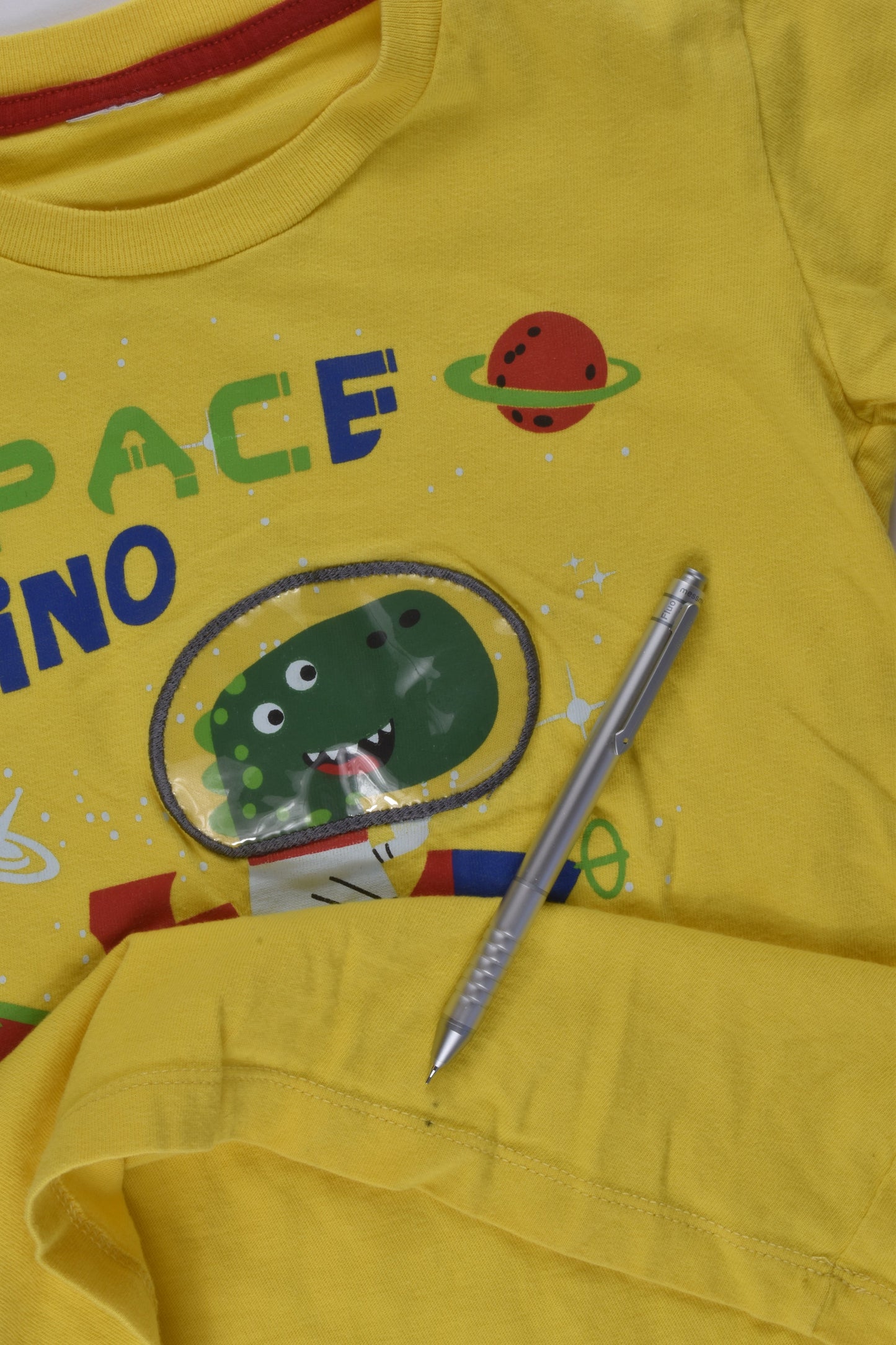 Brand Unknown Size 4-5 'Space Dino' T-shirt