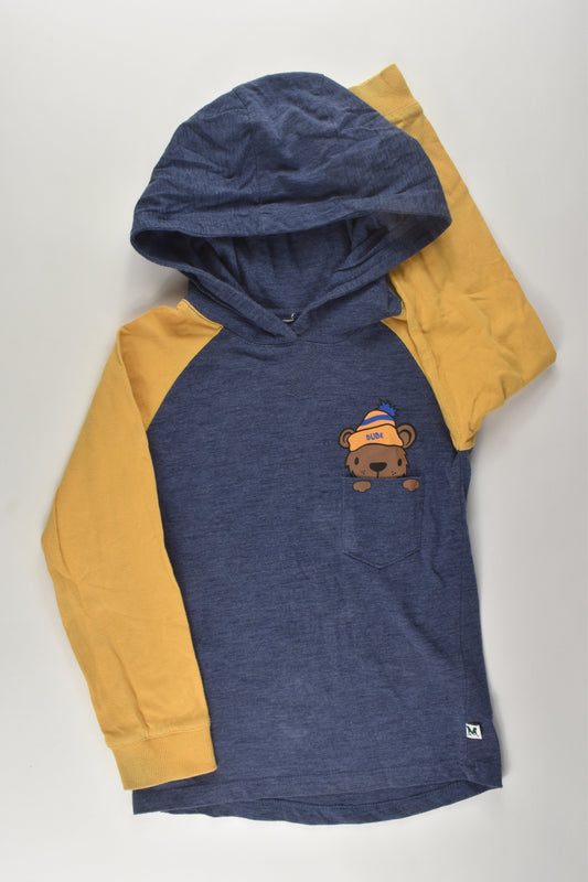 Brand Unknown Size 5-6 Bear Top with Hood