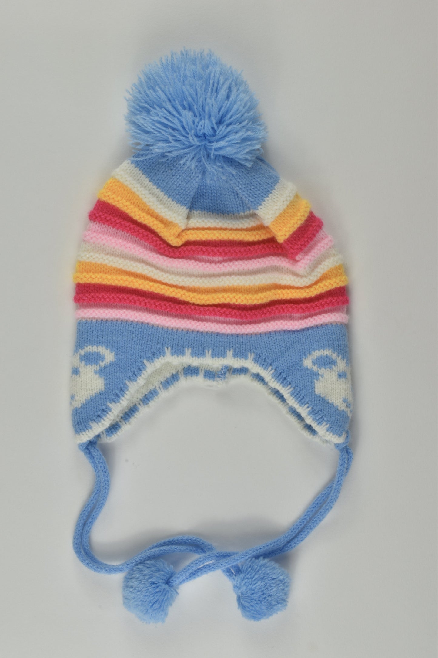 Brand Unknown Size approx 6-12 months Knit Beanie