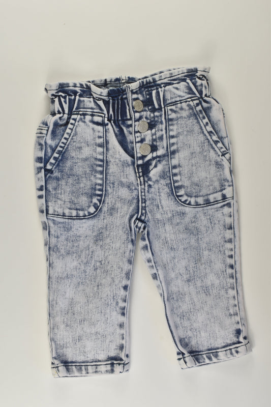 Breakers Size 1 Acid Wash Denim Pants