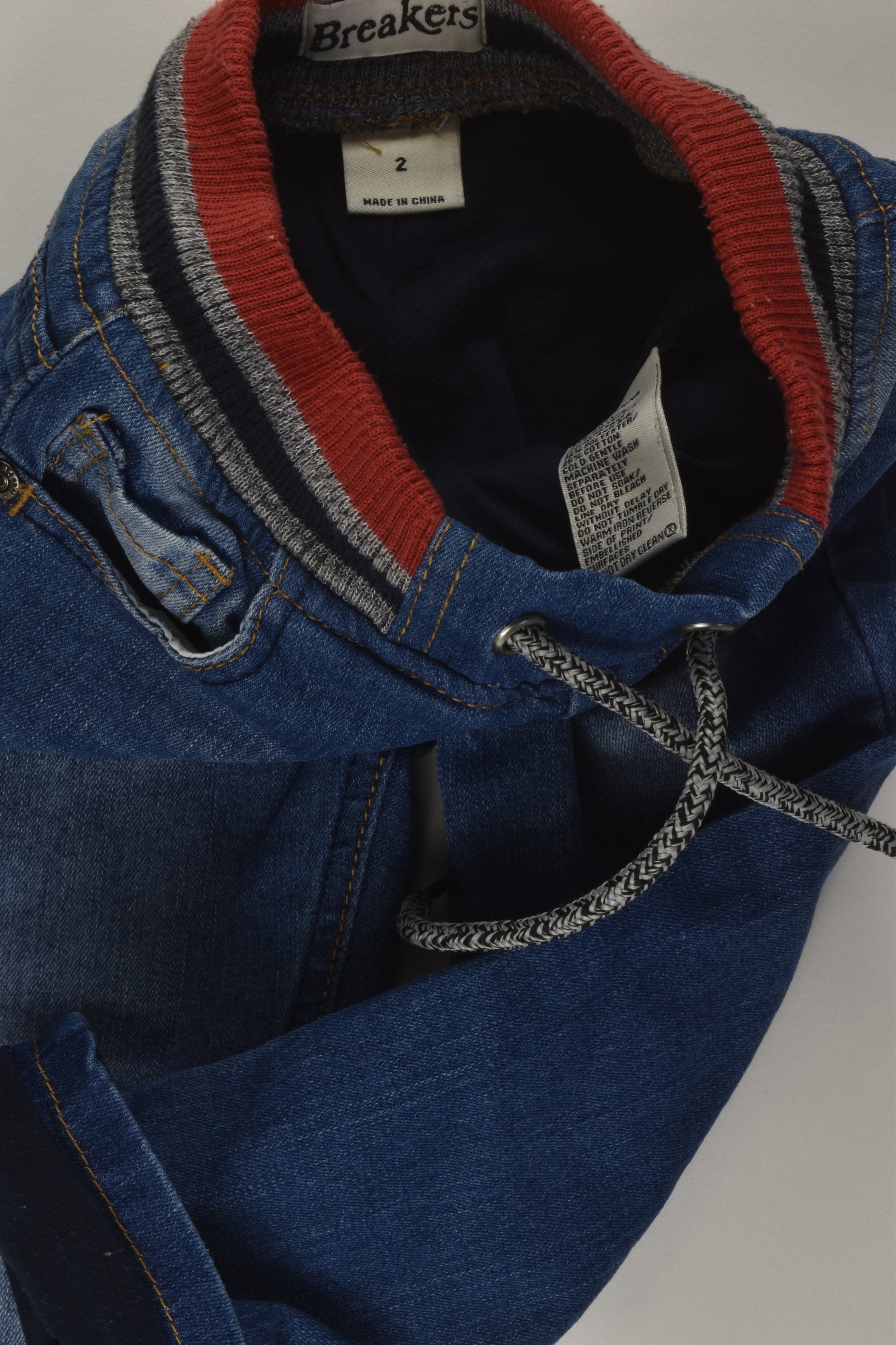 Breakers Size 2 Lined Denim Pants