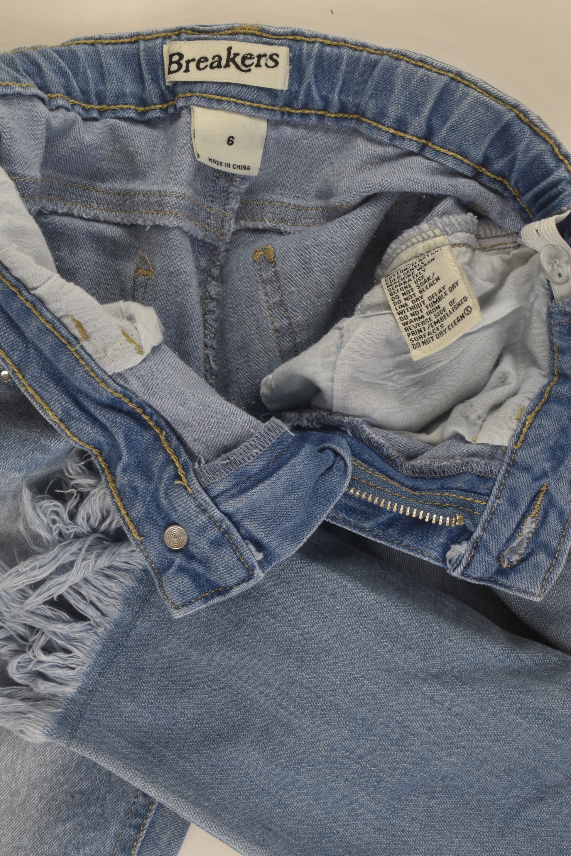 Breakers Size 6 Stretchy Denim Pants