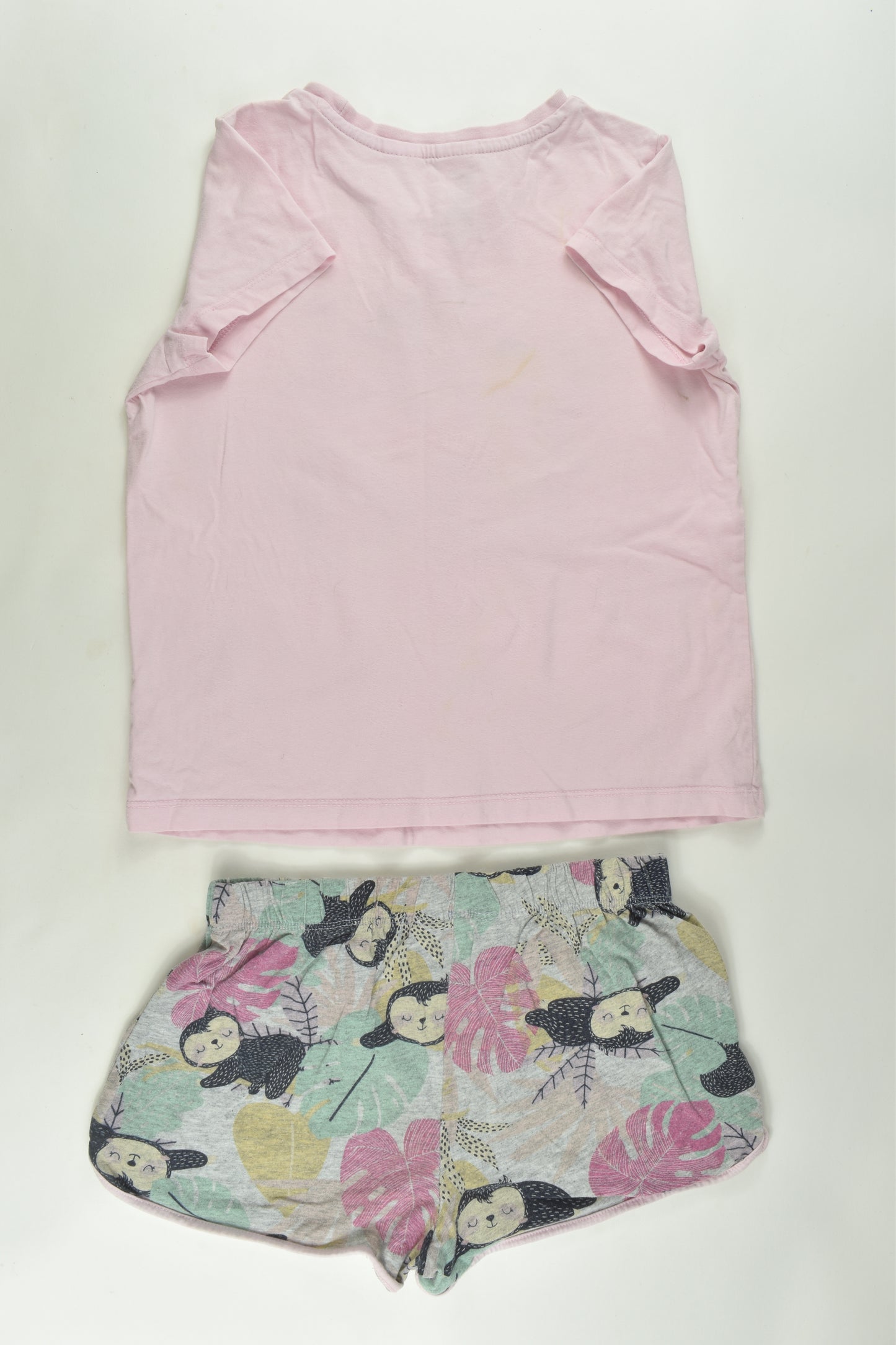 Brilliant Basics Size 10 Sloth Short Pyjamas