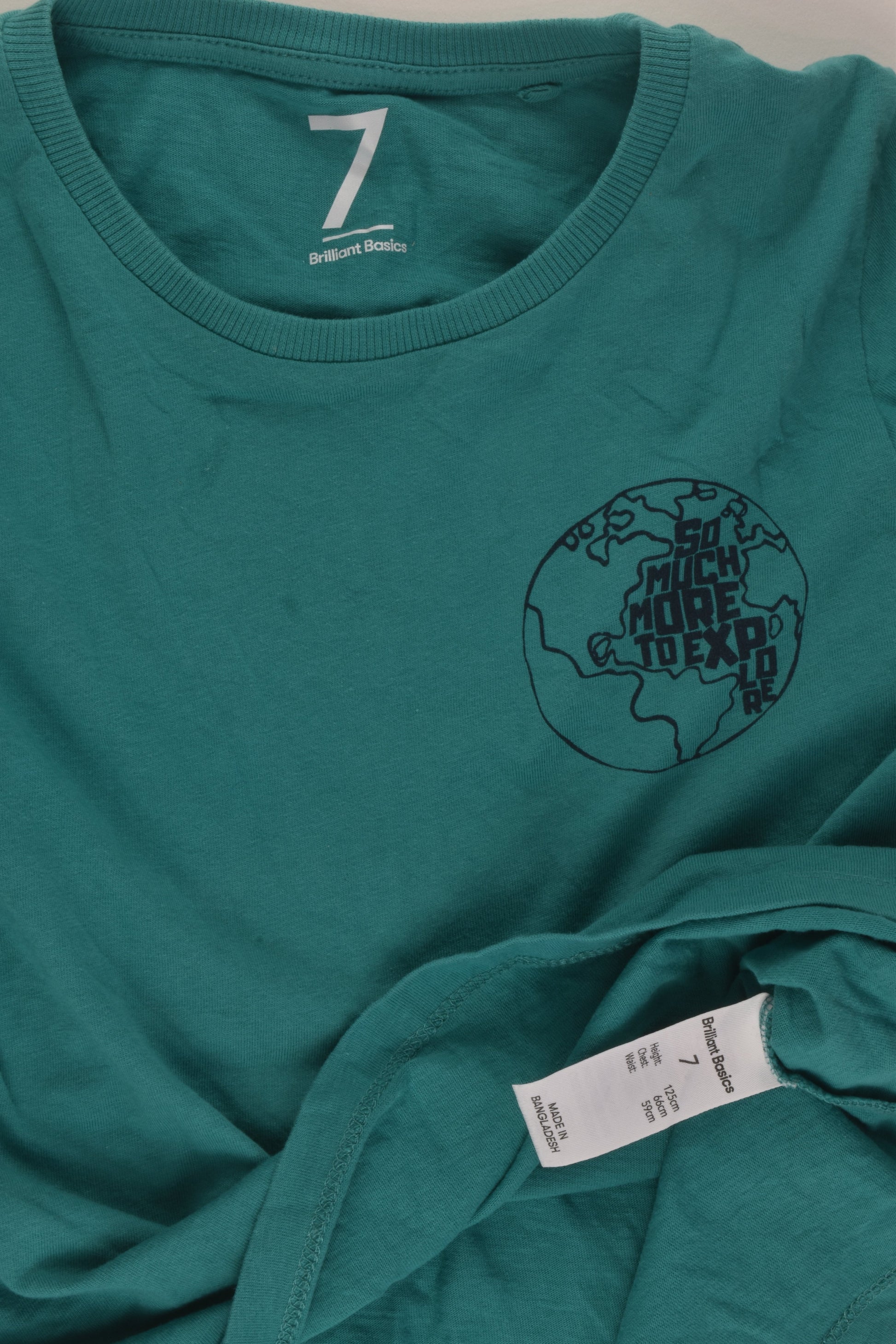 Brilliant Basics Size 7 'So Much More To Explore' T-shirt