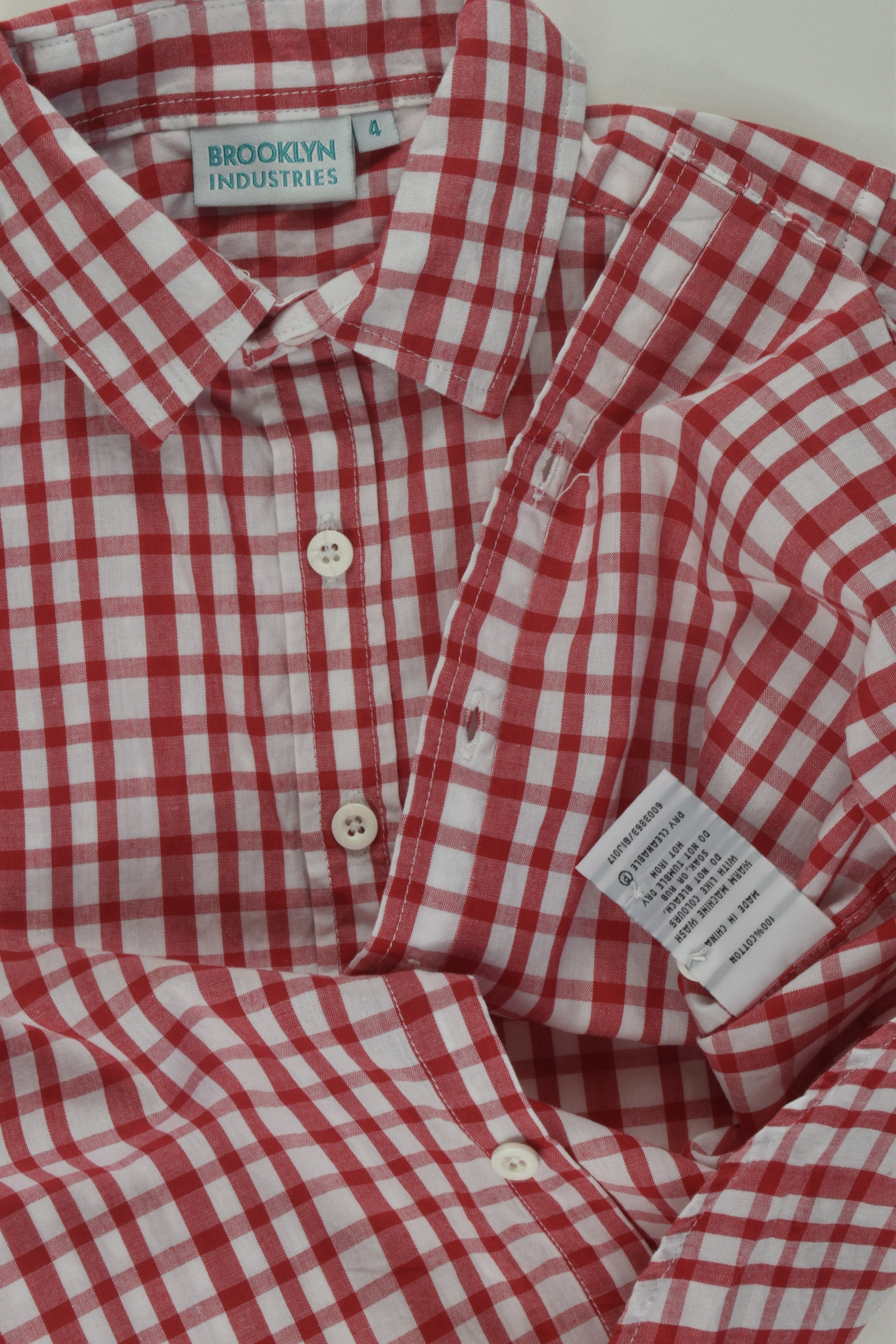 Brooklyn Industries Size 4 Checked Button-up Shirt