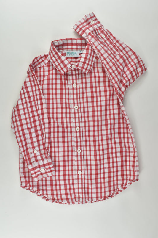 Brooklyn Industries Size 4 Checked Button-up Shirt