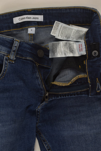 Calvin Klein Size 12 Stretchy Denim Pants