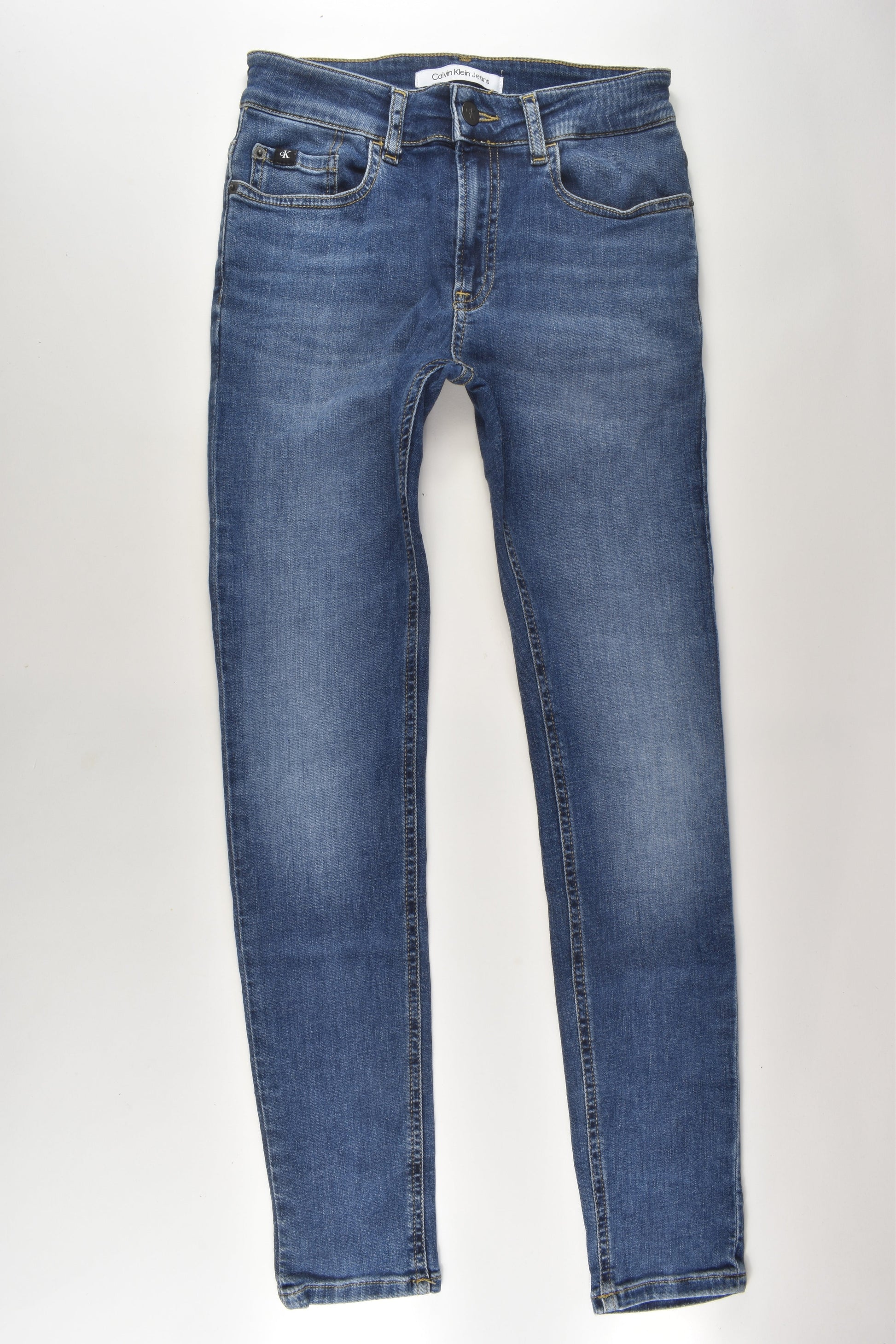 Calvin Klein Size 12 Stretchy Denim Pants