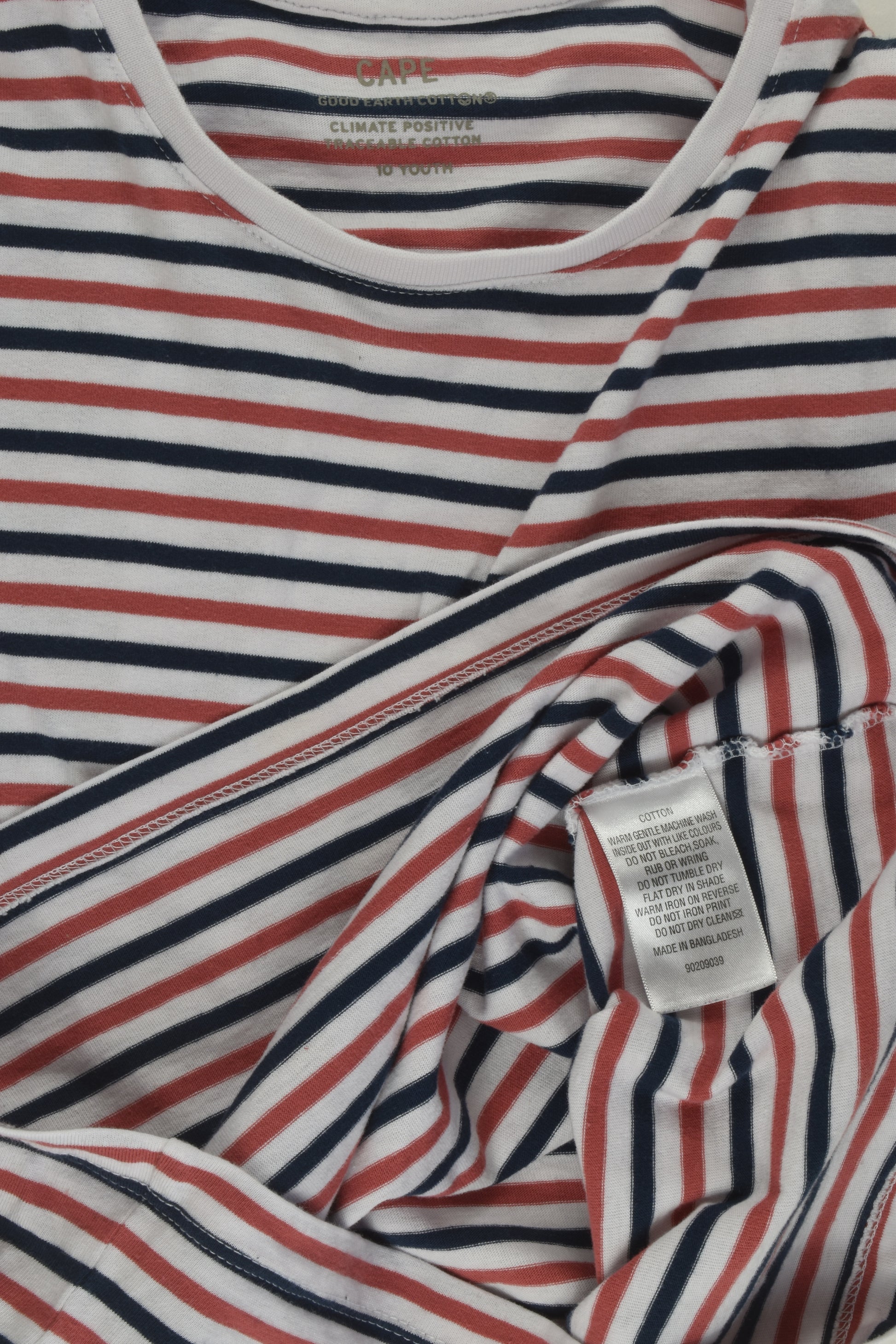 Cape Size 10 Striped T-shirt