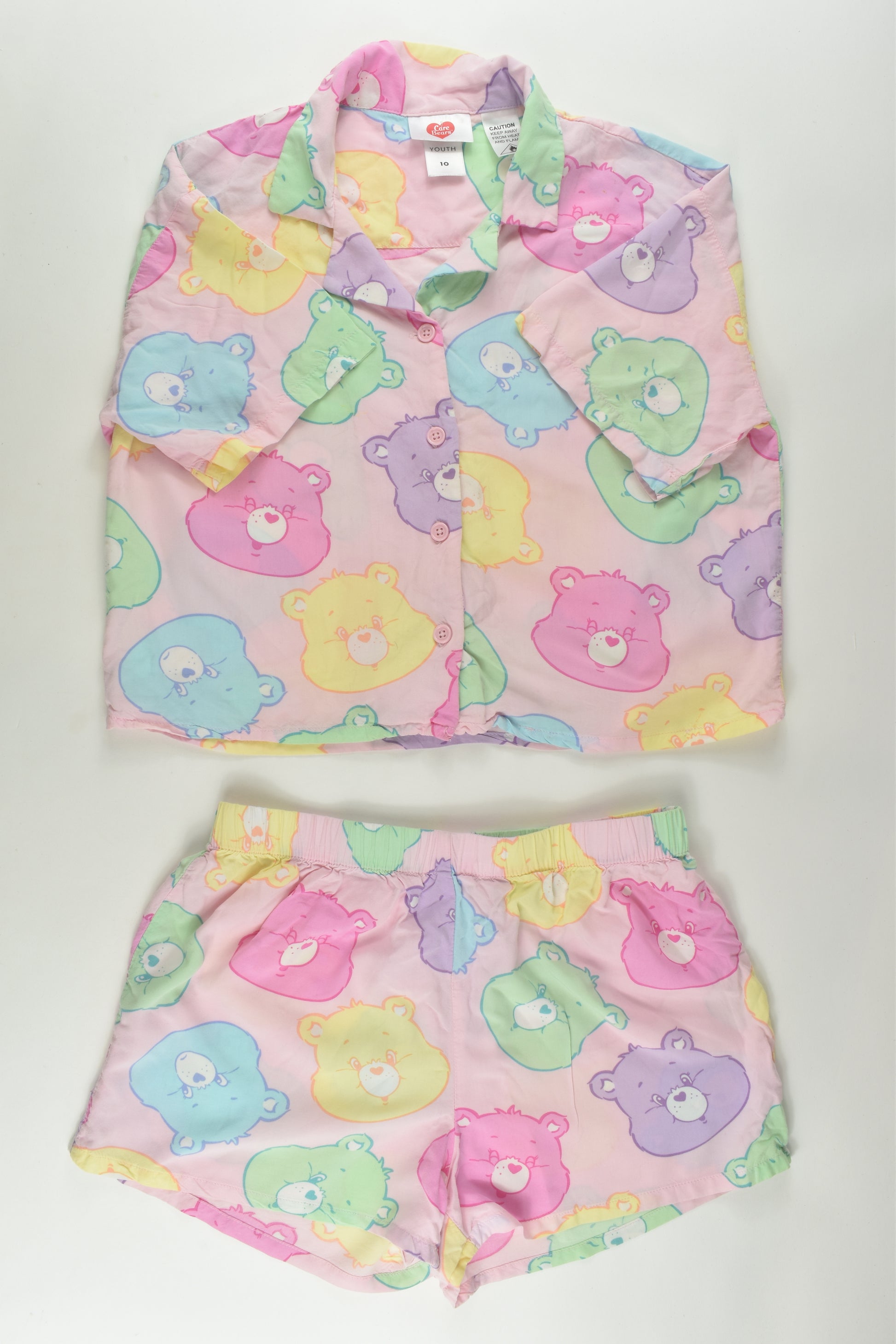 Care Bears Size 10 Short Pyjamas