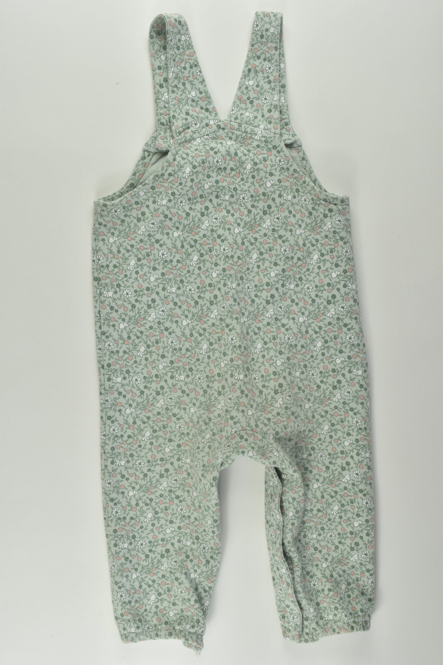 Carter's Size 0 (12m) Floral Overalls