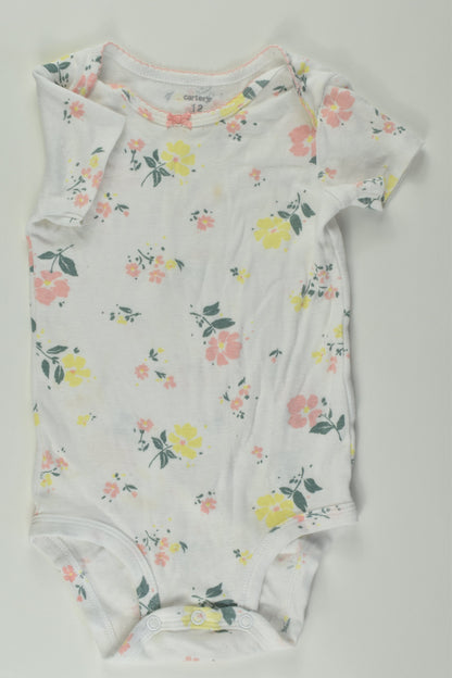 Carter's Size 0 Floral Bodysuit