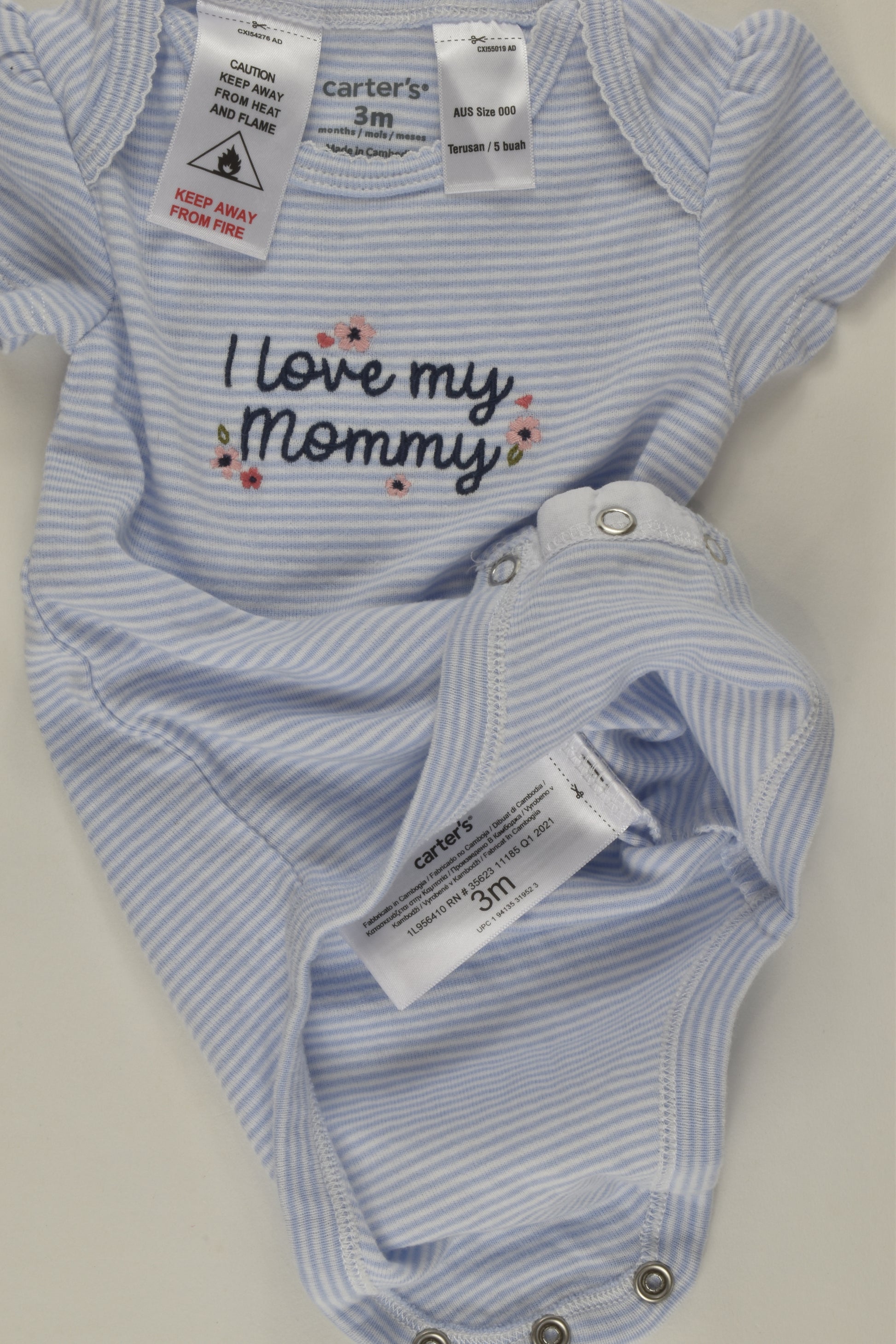 Carter's Size 000 Bodysuit
