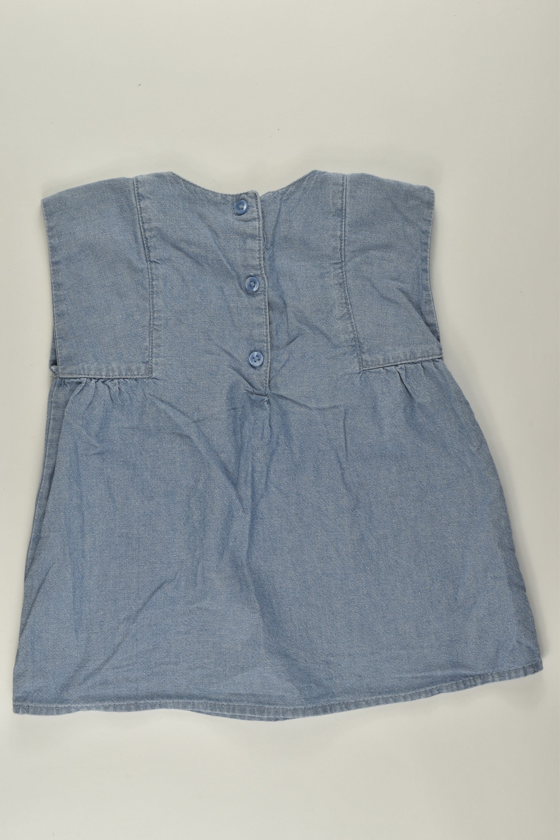 Carter's Size 2 Denim Embroidery Blouse