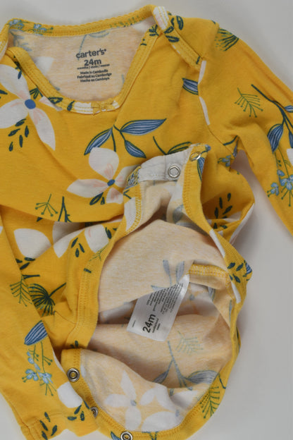 Carter's Size 2 Floral Bodysuit