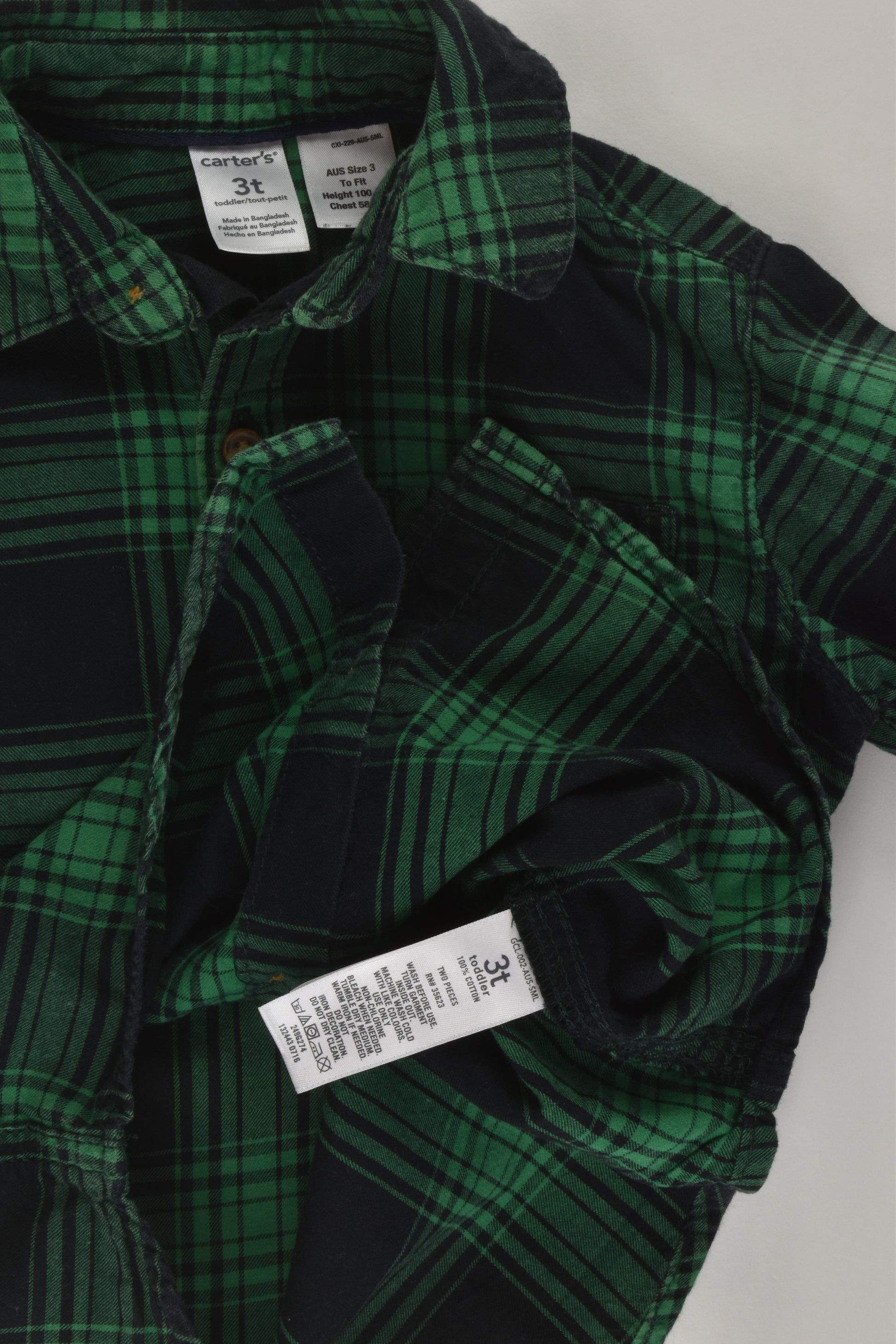 Carter's Size 3 Casual Button-up Shirt