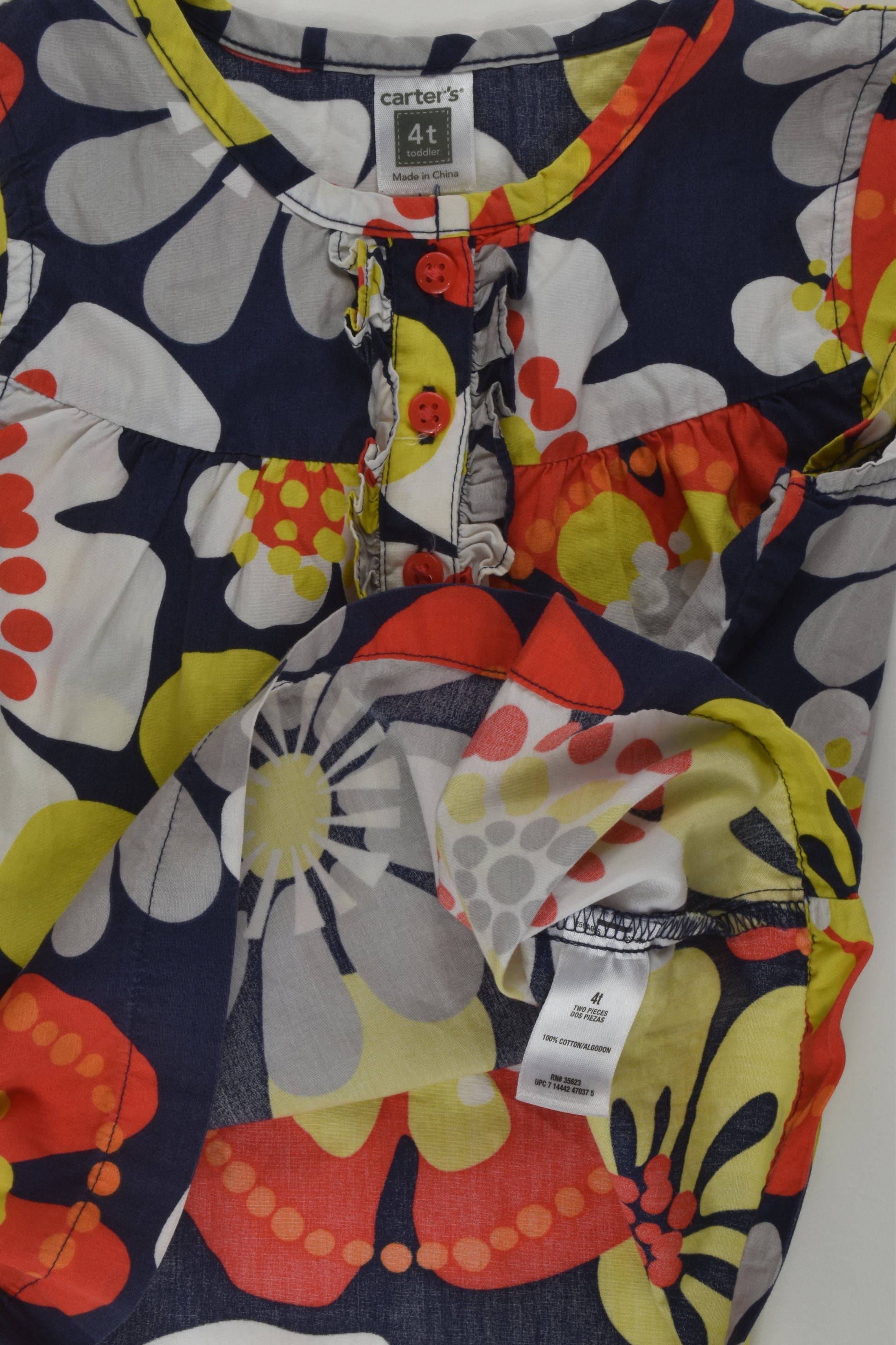 Carter's Size 4 Floral Blouse