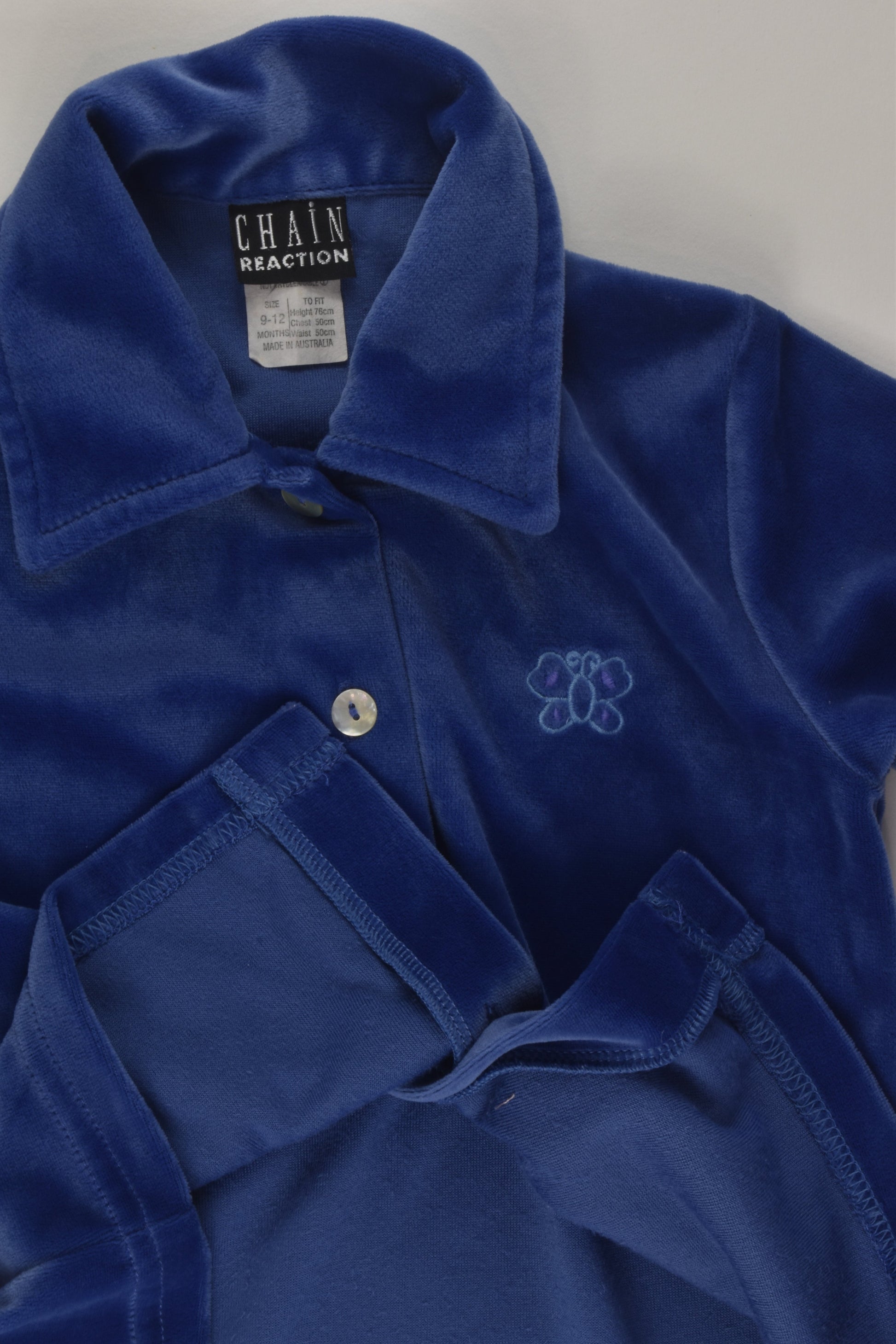 Chain Reaction Size 0 Vintage Velour Top