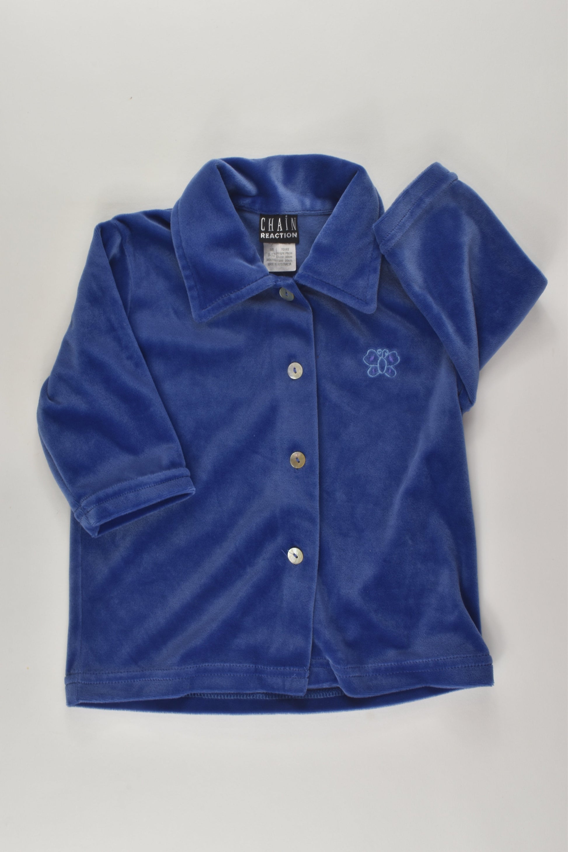Chain Reaction Size 0 Vintage Velour Top