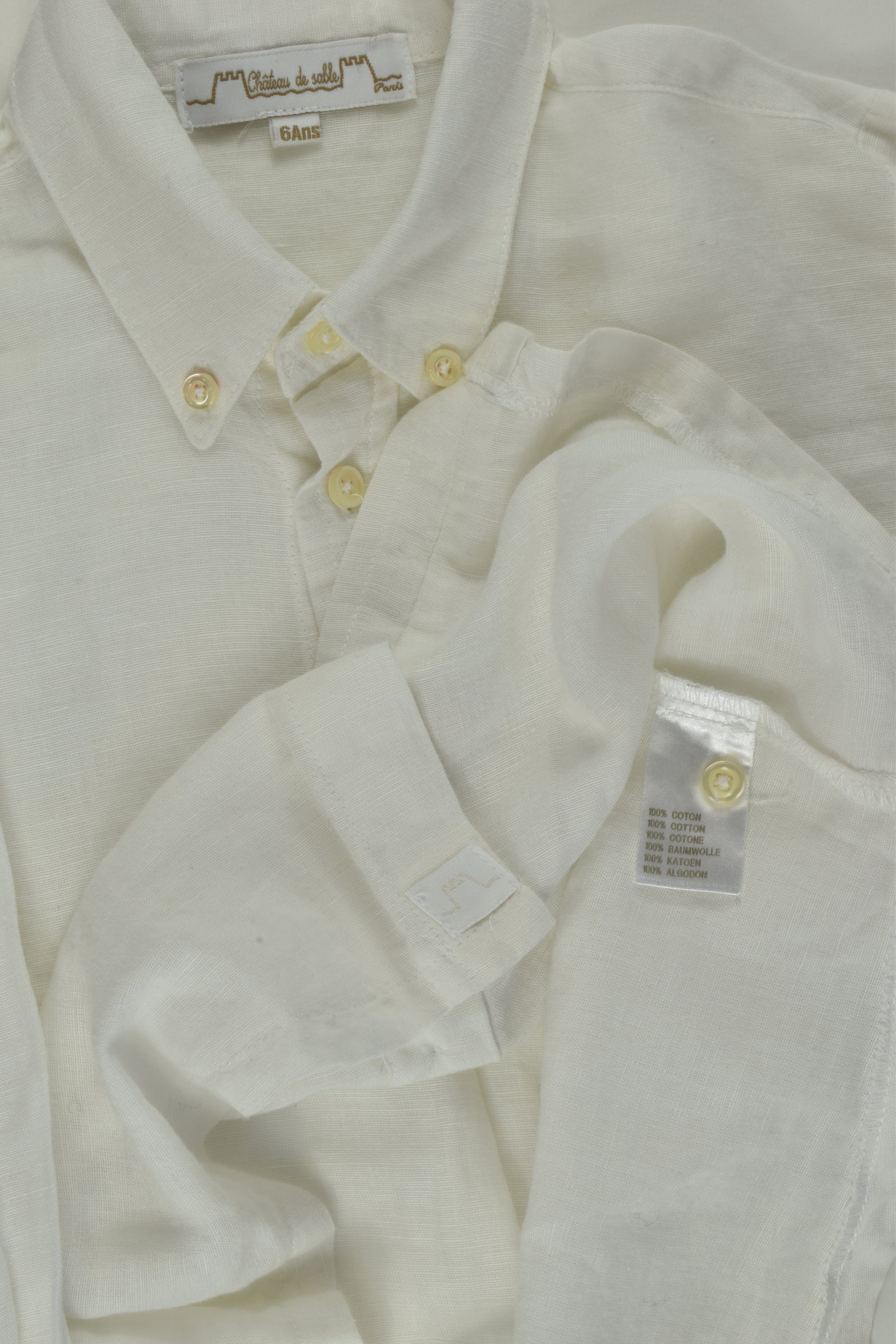 Château de Sable Size 6 Button-up Shirt