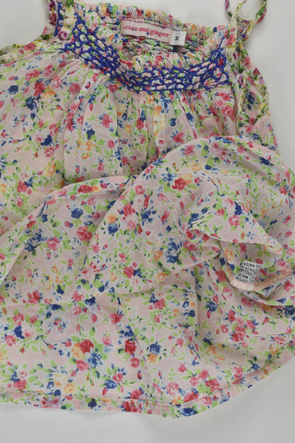 Coco & Ginger Size 1 Floral Top