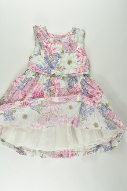 Color Mini Size 4 Lined Floral Dress