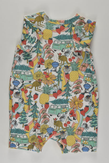 Cotton On Baby Size 00 Short Christmas Romper