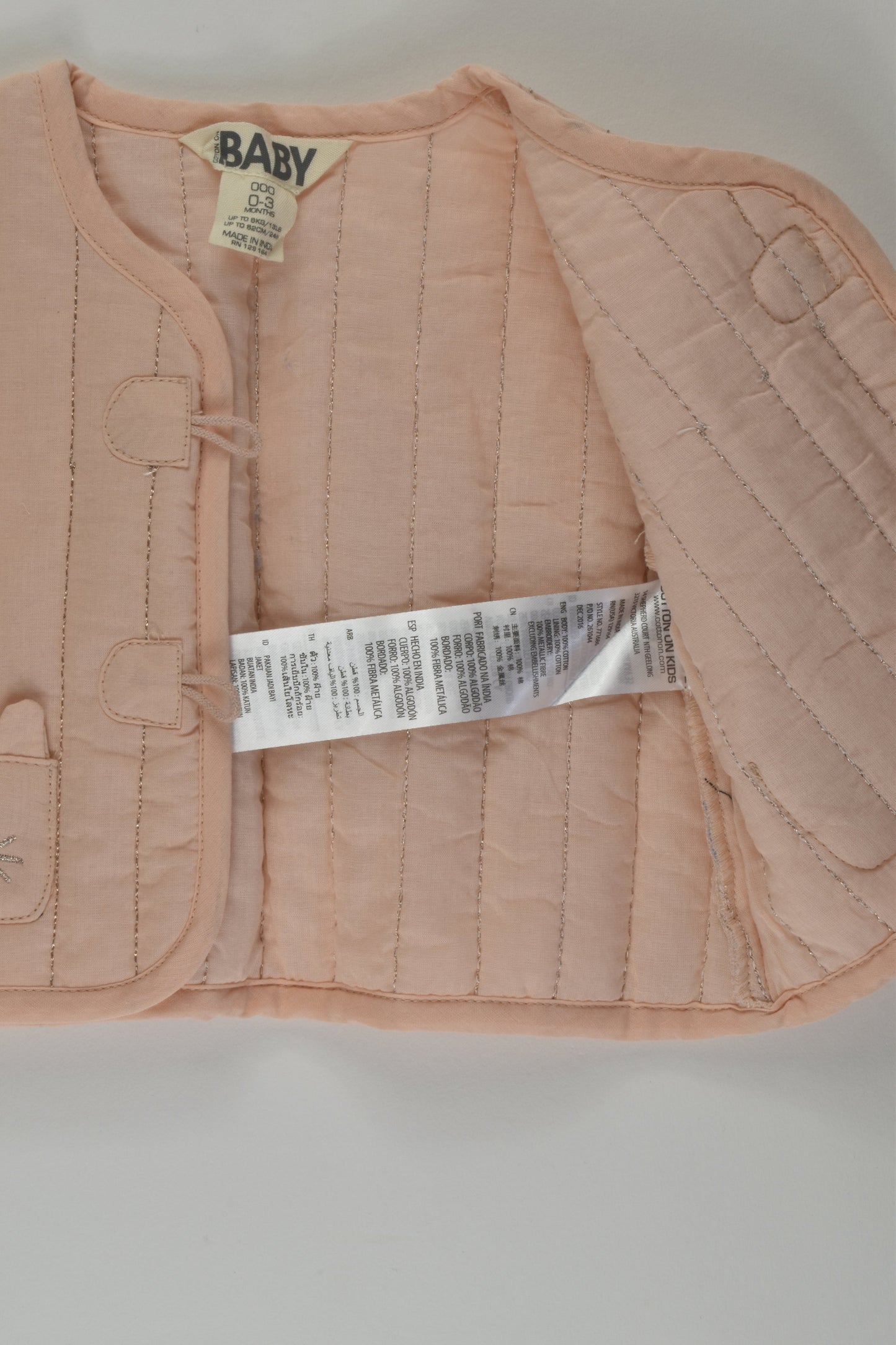 Cotton On Baby Size 000 Jacket