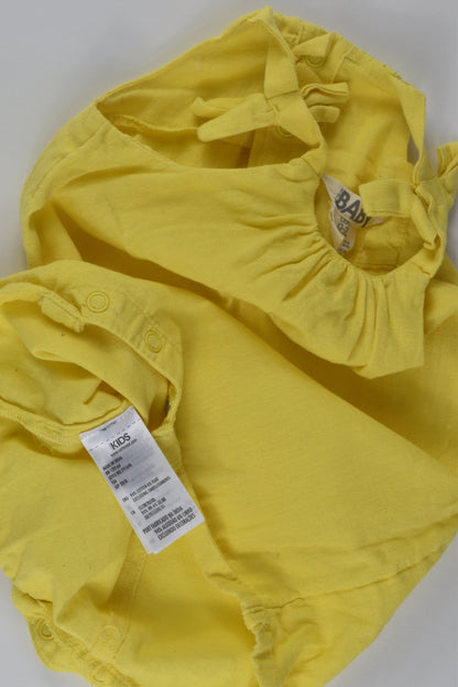 Cotton On Baby Size 000 Linen Blend Short Romper