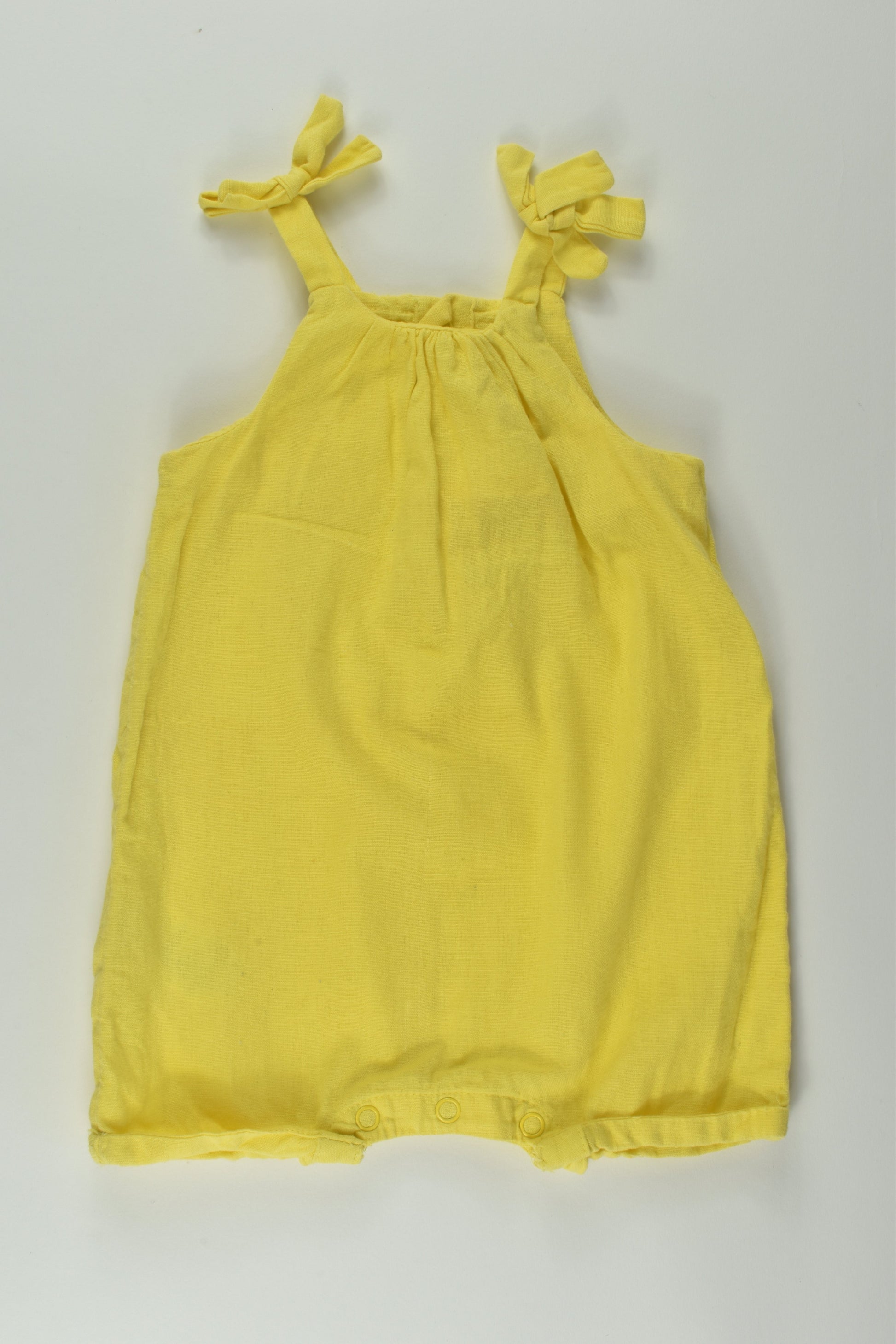 Cotton On Baby Size 000 Linen Blend Short Romper