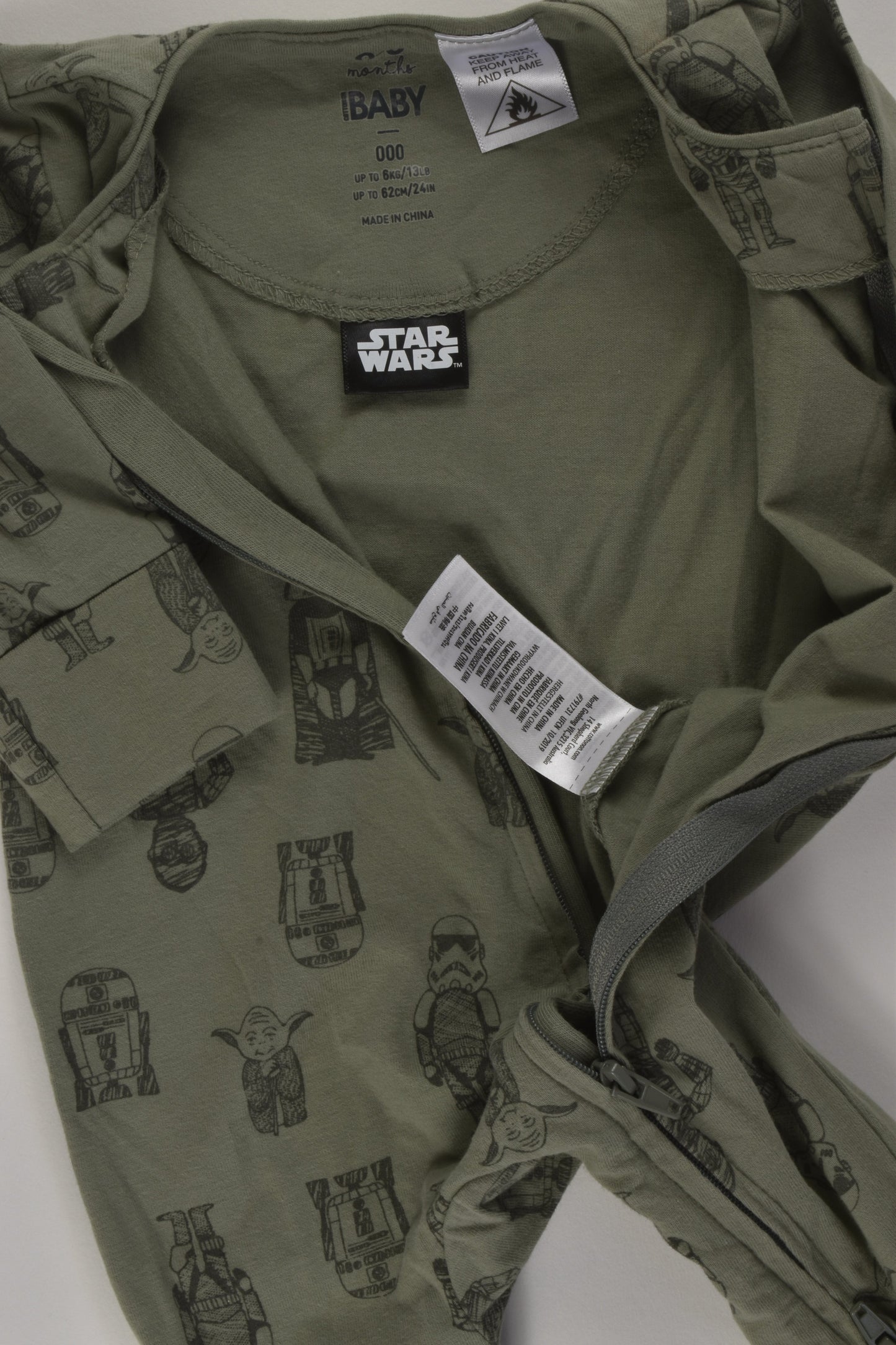 Cotton On Baby Size 000 Star Wars Romper