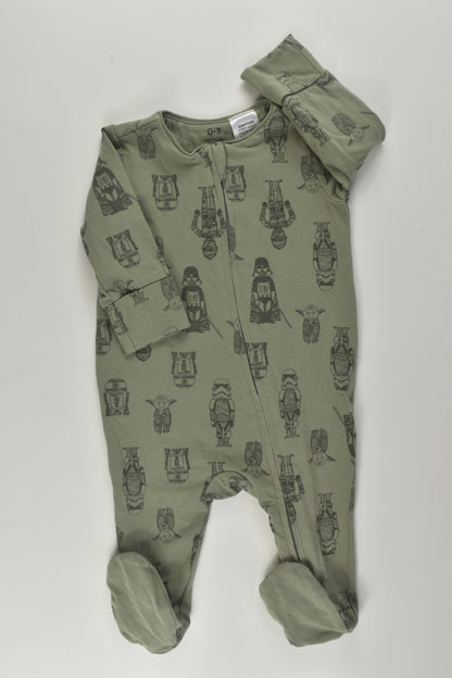 Cotton On Baby Size 000 Star Wars Romper