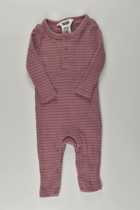 Cotton On Baby Size 000 Waffle Romper