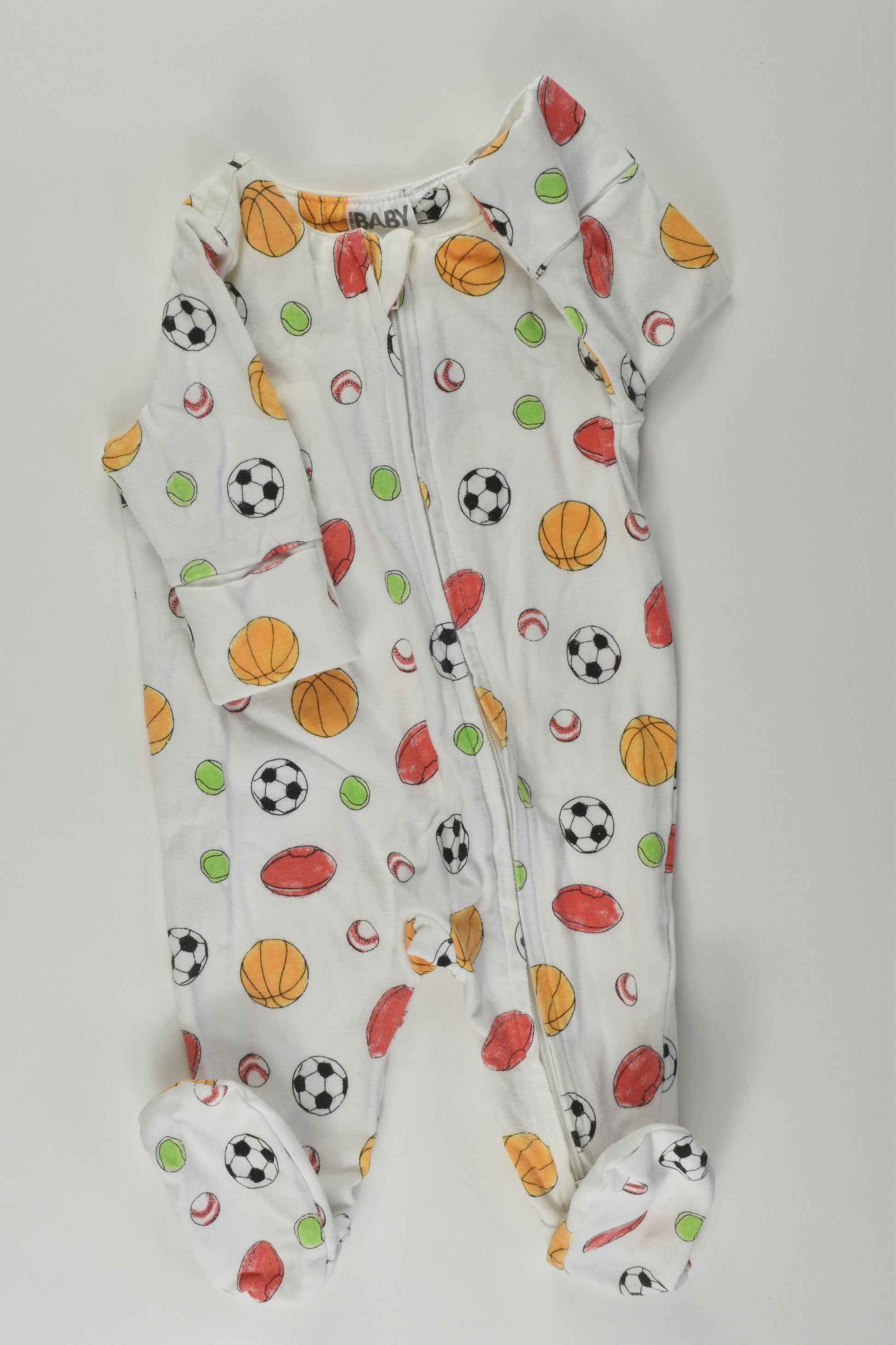 Cotton On Baby Size 0000 Footed Romper
