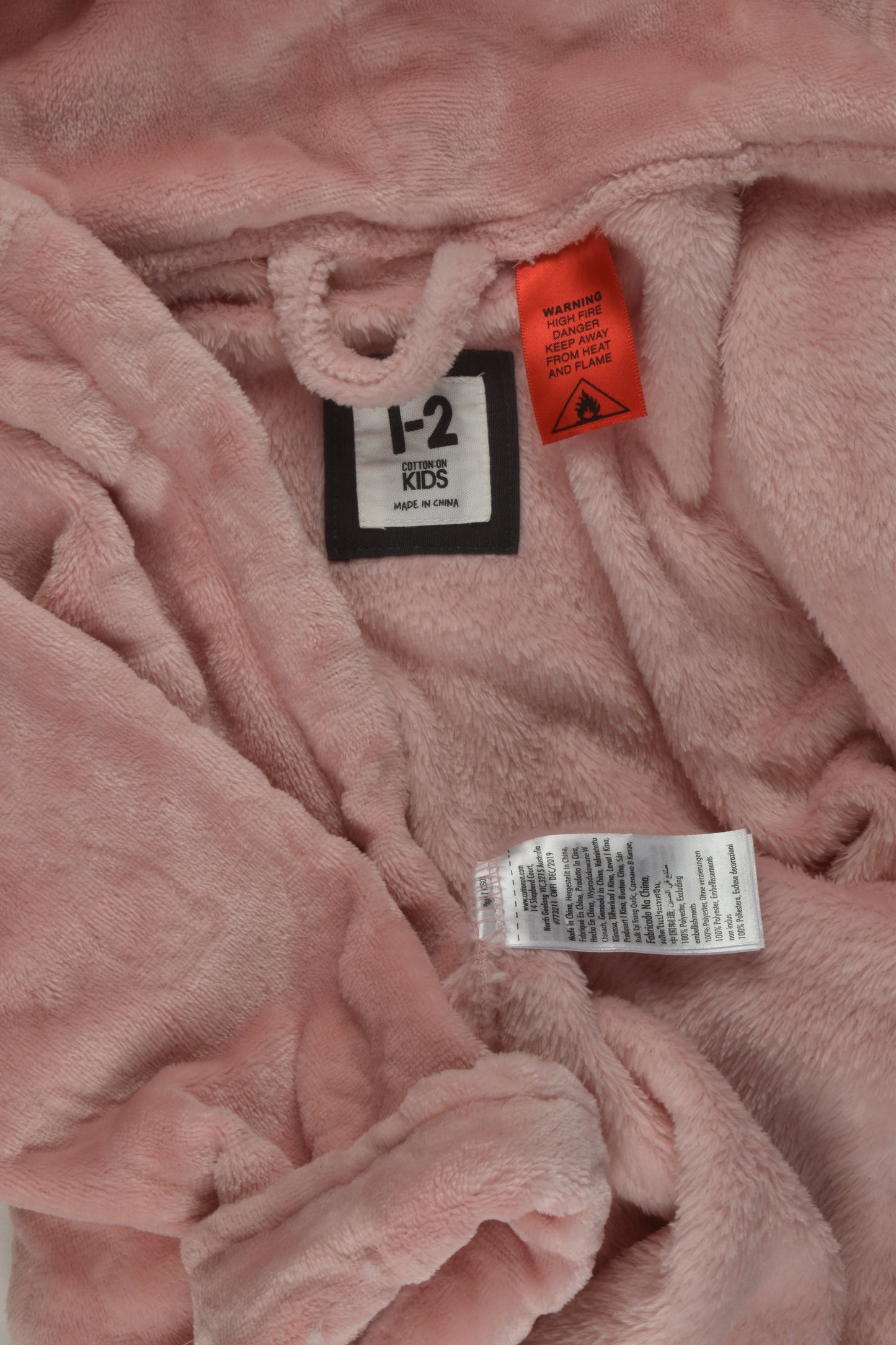 Cotton On Kids Size 1-2 Dressing Gown