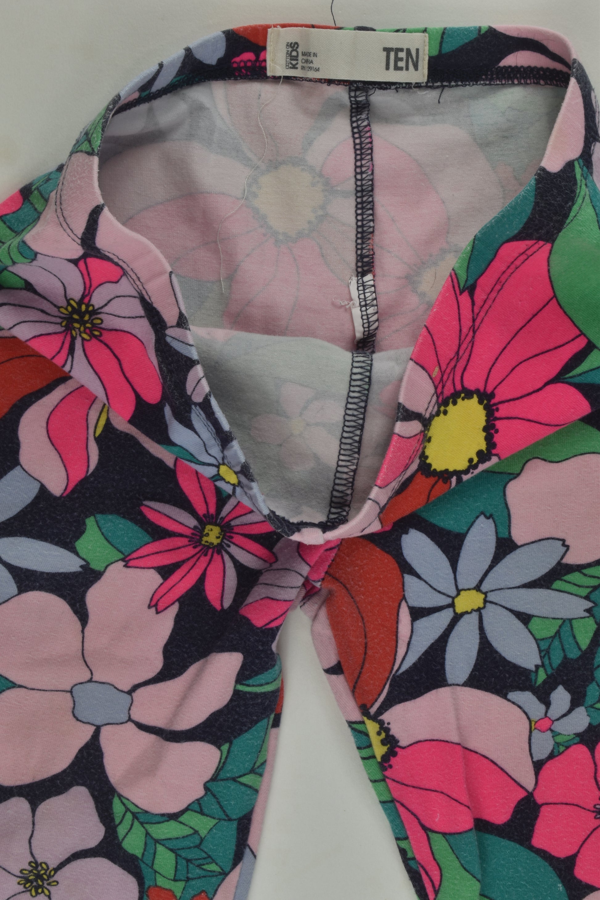 Cotton On Kids Size 10 Floral Leggings