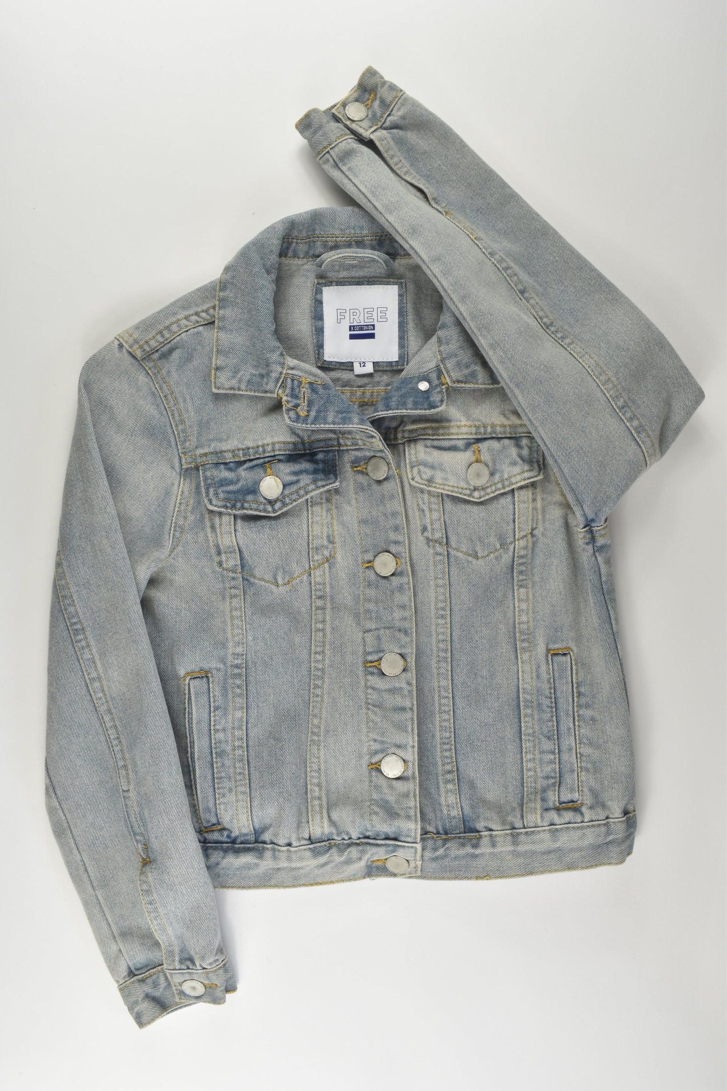 Cotton On Kids Size 12 Denim Jacket