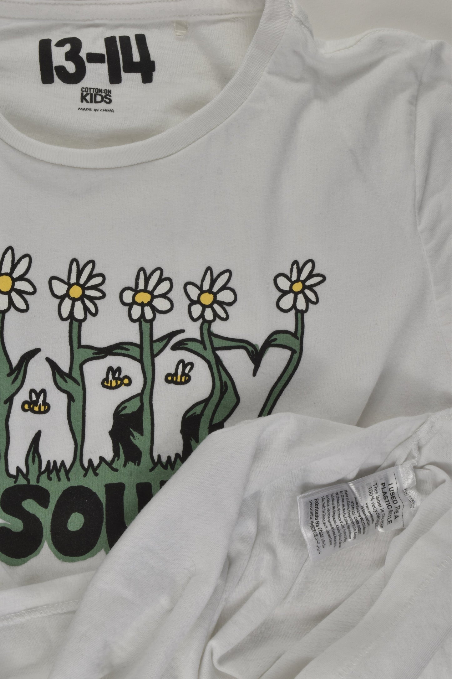 Cotton On Kids Size 13-14 'Happy Soul' T-shirt