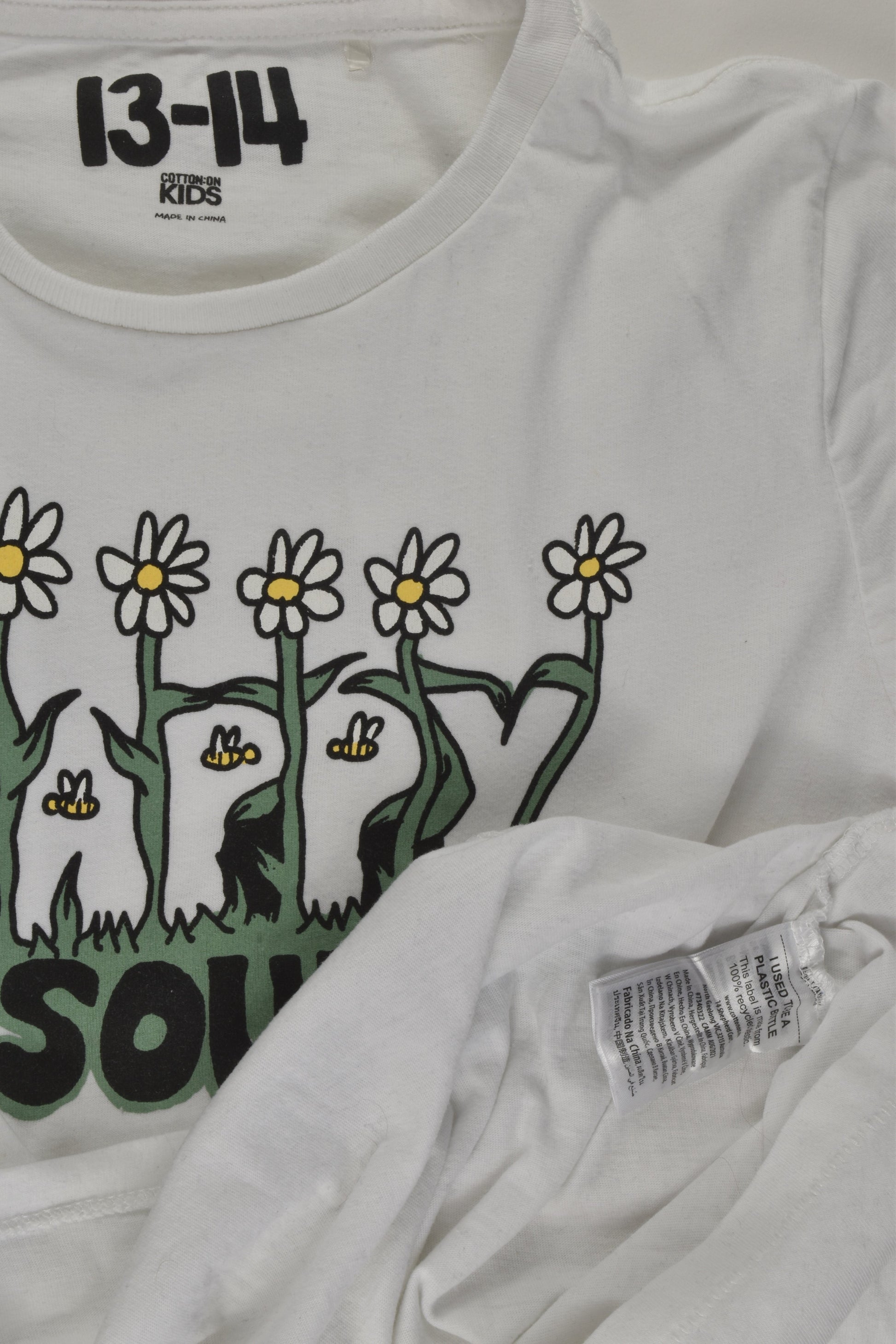 Cotton On Kids Size 13-14 'Happy Soul' T-shirt
