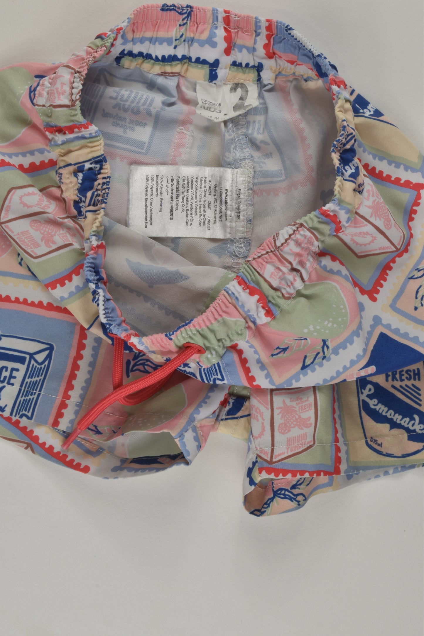 Cotton On Kids Size 2 Board Shorts