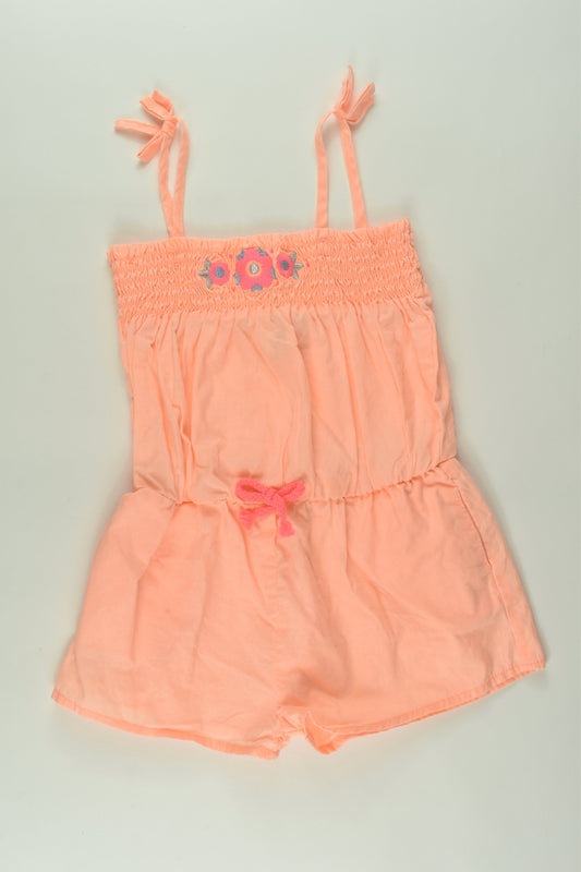 Cotton On Kids Size 2 Embroidery Short Playsuit