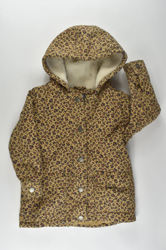 Cotton On Kids Size 3-4 Leopard Print Jacket