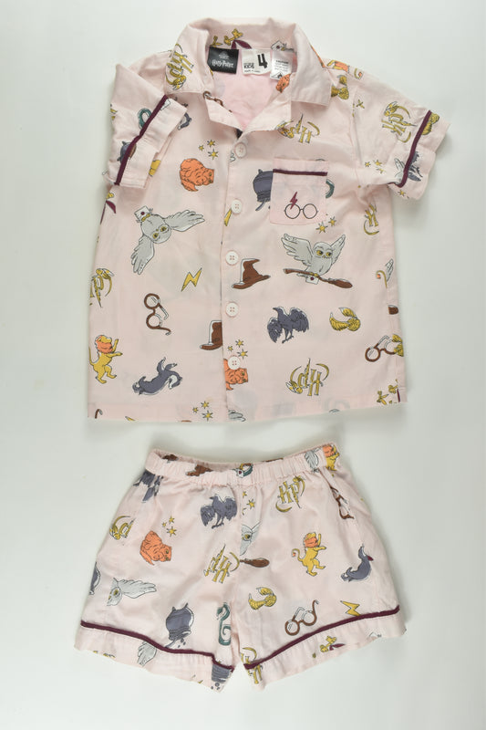 Cotton On Kids Size 4 Harry Potter Short Pyjamas