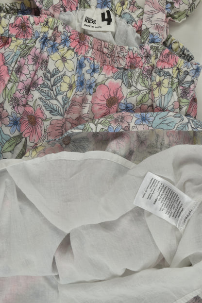 Cotton On Kids Size 4 Linen Blend Dress