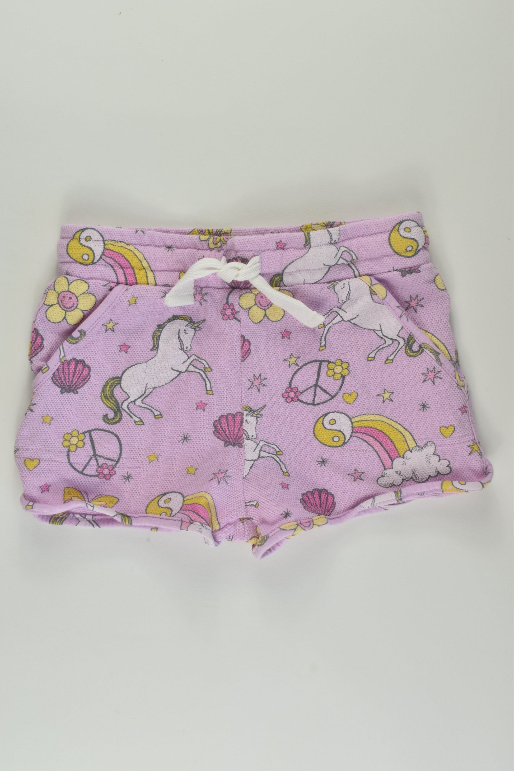 Cotton On Kids Size 4 Unicorn Shorts