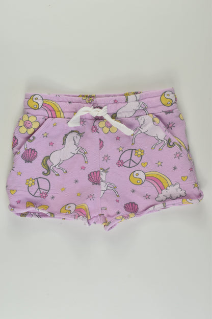 Cotton On Kids Size 4 Unicorn Shorts