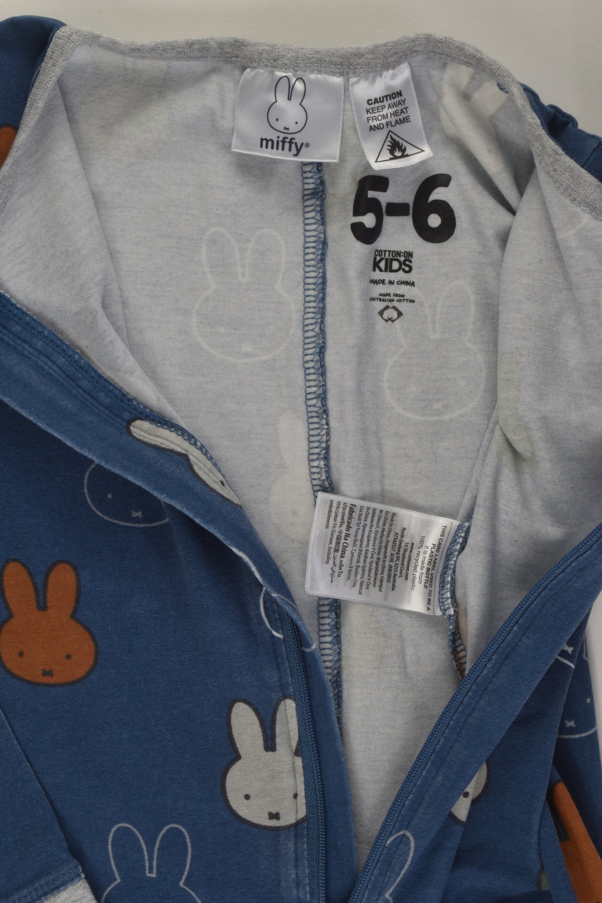 Cotton On Kids Size 5-6 Miffy One Piece