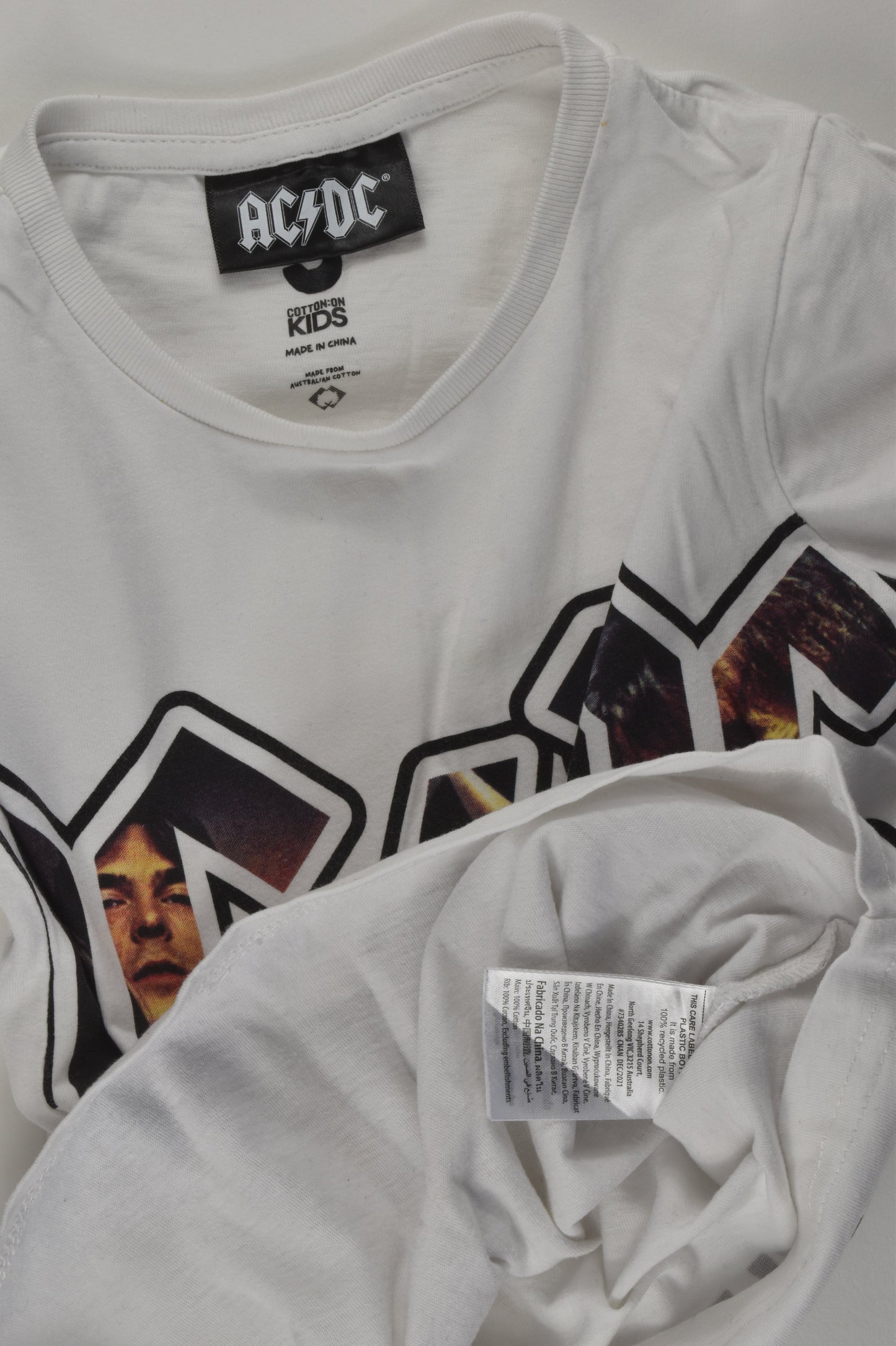 Cotton On Kids Size 5 AC/DC T-shirt