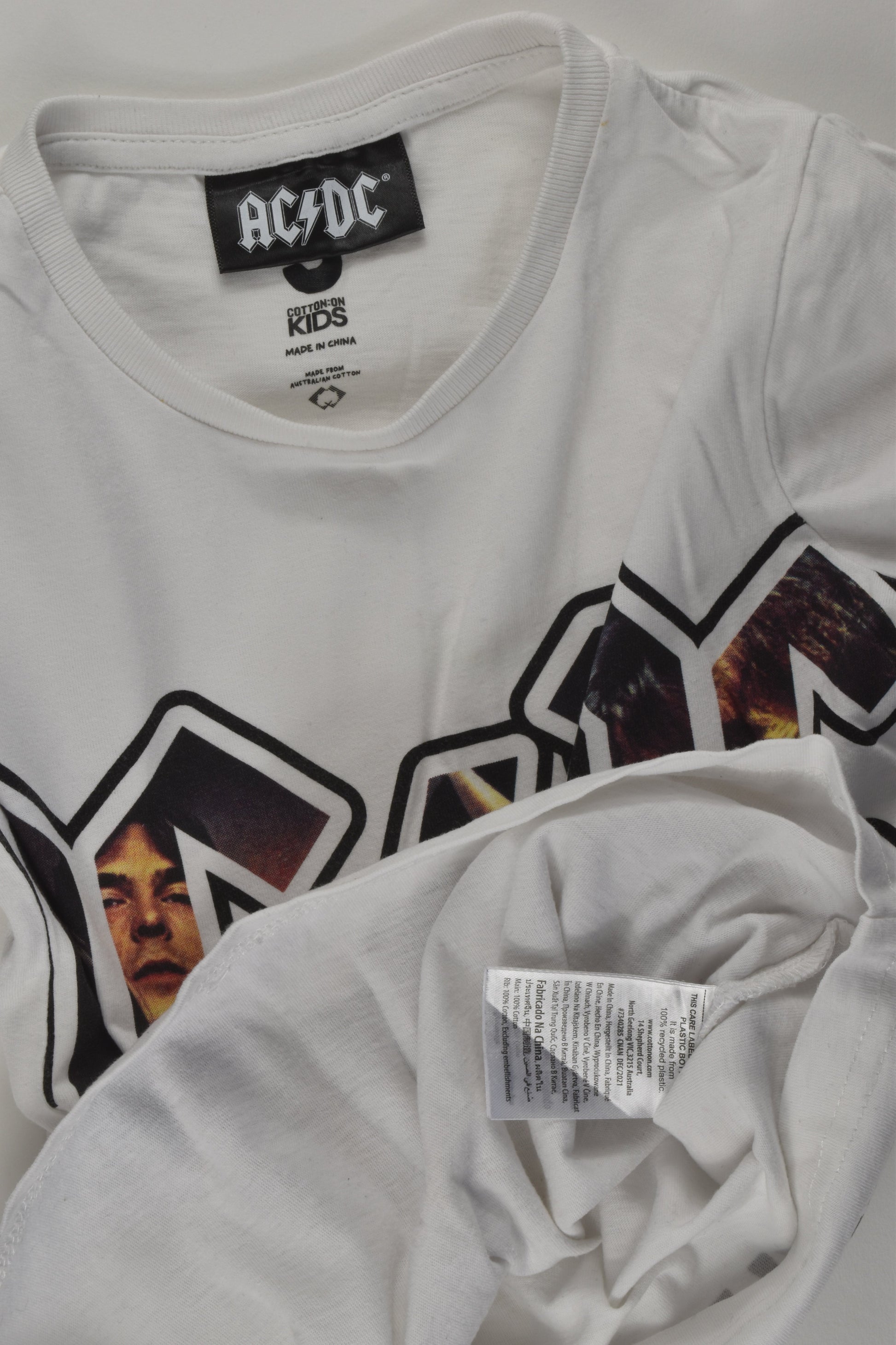 Cotton On Kids Size 5 AC/DC T-shirt